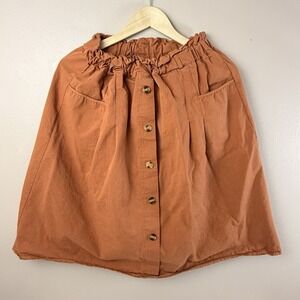 Sadie & Love Size Medlum A-Line Mini Skirt Boho Whimsical Cotton Cottagecore